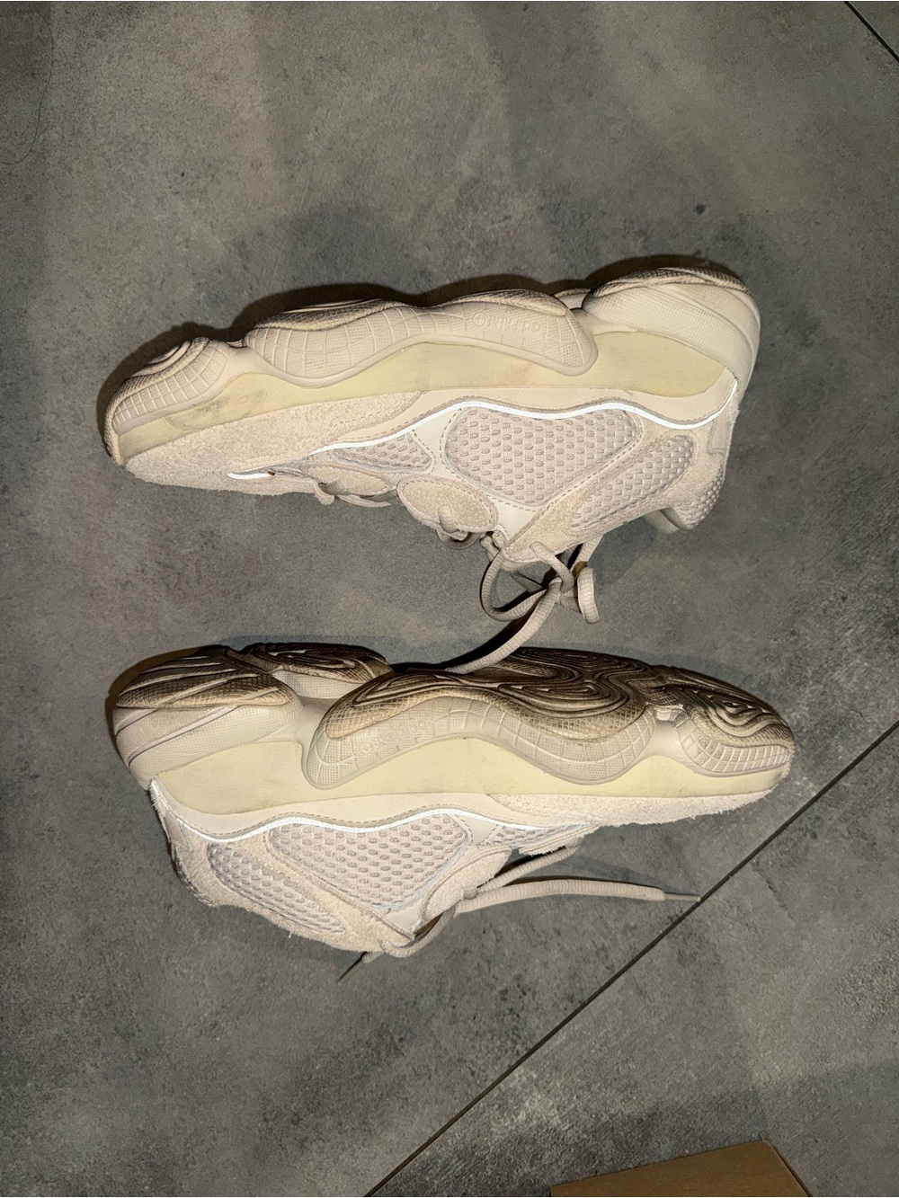 Neutral Ivory Women's Chunky Mesh Sneaker